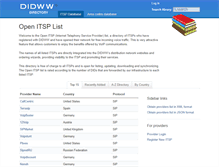 Tablet Screenshot of directory.didww.com